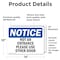 Signmission Not An Entrance Please Use Other Door OSHA Notice Sign, Vinyl Decal, 14in W x 10in L, 2PK OS-2PACK-NS-D-1014-L-15148 - alternate 2